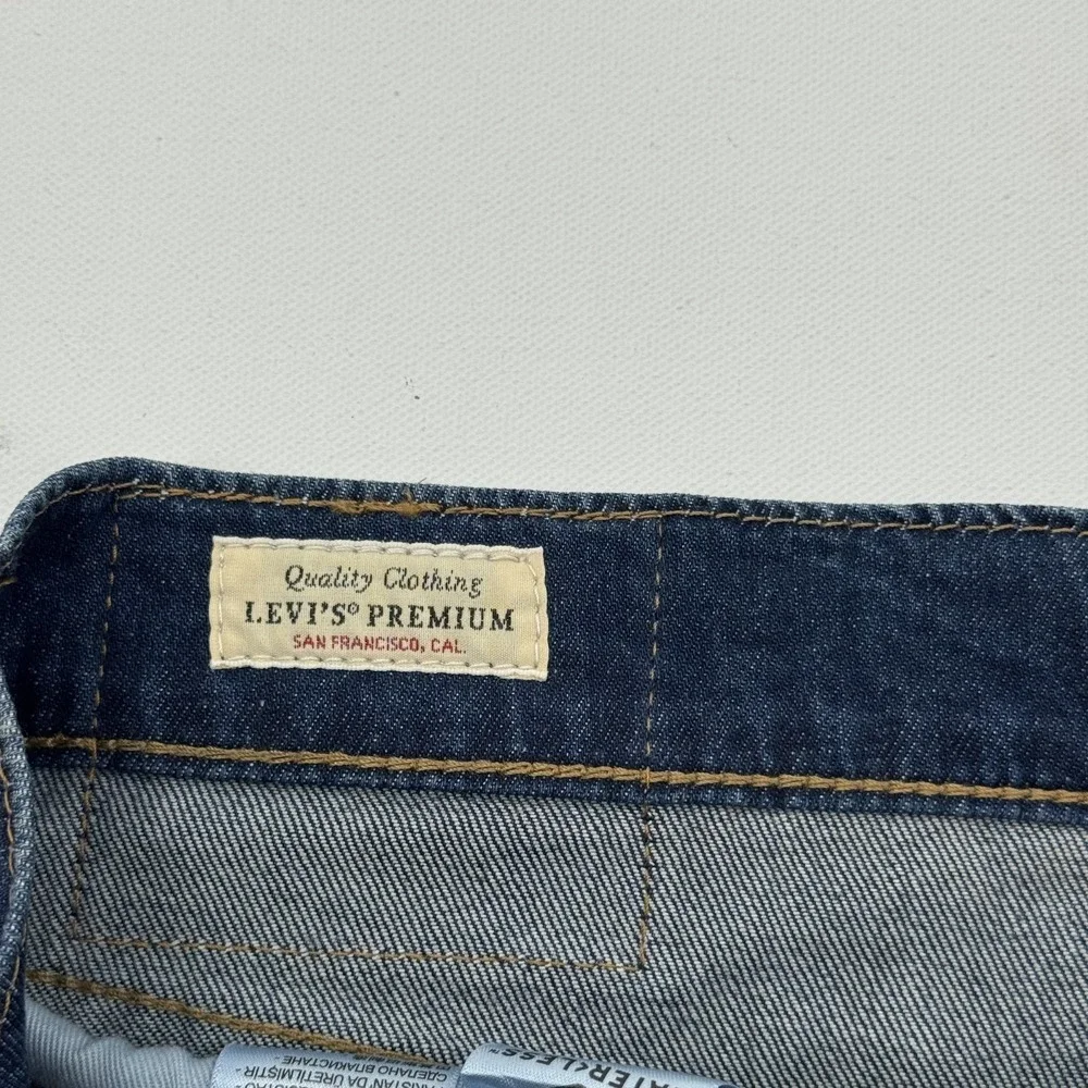 Levi's 502 Straight Leg Jeans Mens 34x32 Blue Denim‎ NWT Reclaimed Sustainable